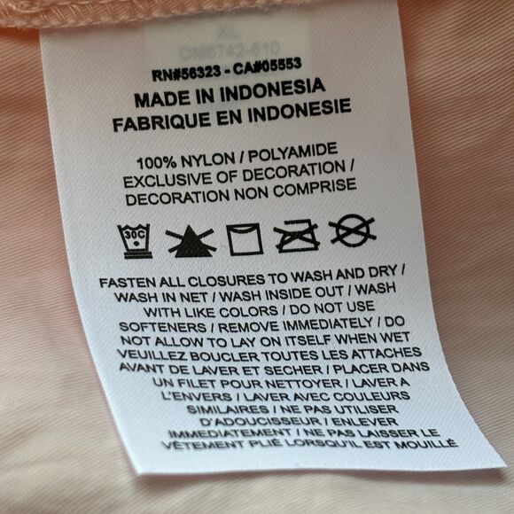 Nike Swoosh Women Woven Cami Dress Size XL Sleeveless Light Pink Size XL - Picture 12 of 12